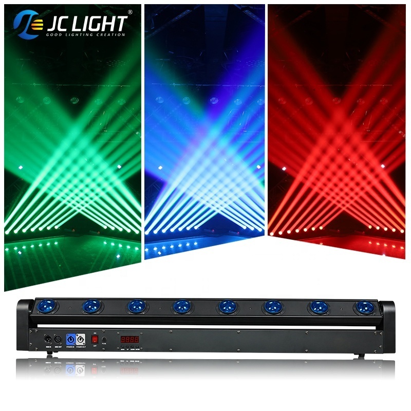 Best Seller Led Bar Club Lights 8 Eyes Rgbw Beam Moving Head Dmx Stage Lighting 8x10w Dj Disco Led Light Bar