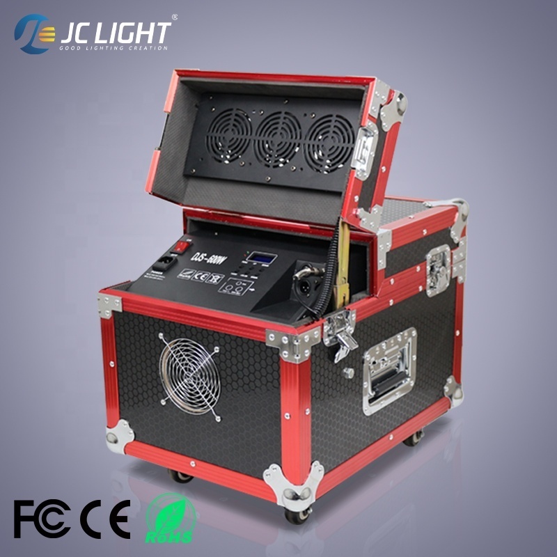 2021 China Manufacture 600w Haze Machine Smoke Fog Dmx Hazer  For Stage Party With Flight Case