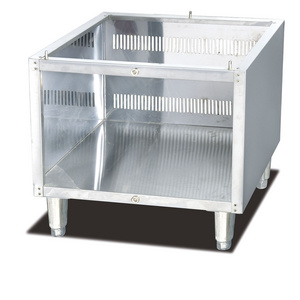 Stainless steel commercial kitchen cabinet without door 600A