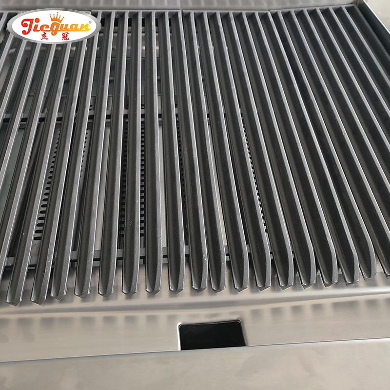 Hot sale vertical electric Char grill/Lava rock grill with cabinet