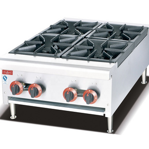 Table top Commercial Gas Cooking Stoves /American type Stainless Steel Gas 4 big burners