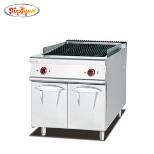 Hot sale vertical electric Char grill/Lava rock grill with cabinet