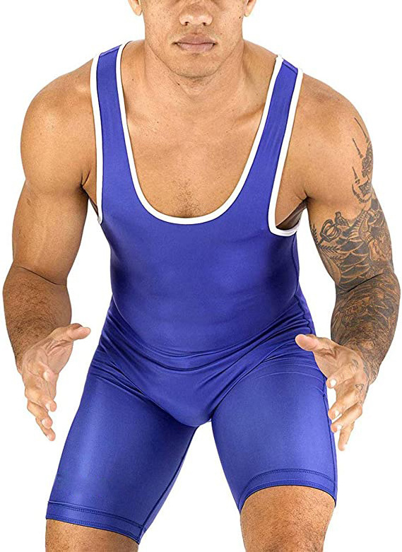 Wholesale Custom Logo Sublimation Printed Men's Standard Wrestling Uniform, Men's Wrestling Singlets