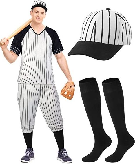 Custom Sublimation Baseball Uniforms Youth Pinstripe Baseball Pants Polyester Sports Mens Baseball Jersey + Cropped Pants Set