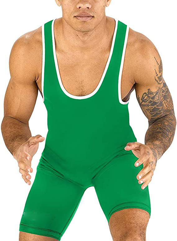 Wholesale Custom Logo Sublimation Printed Men's Standard Wrestling Uniform, Men's Wrestling Singlets