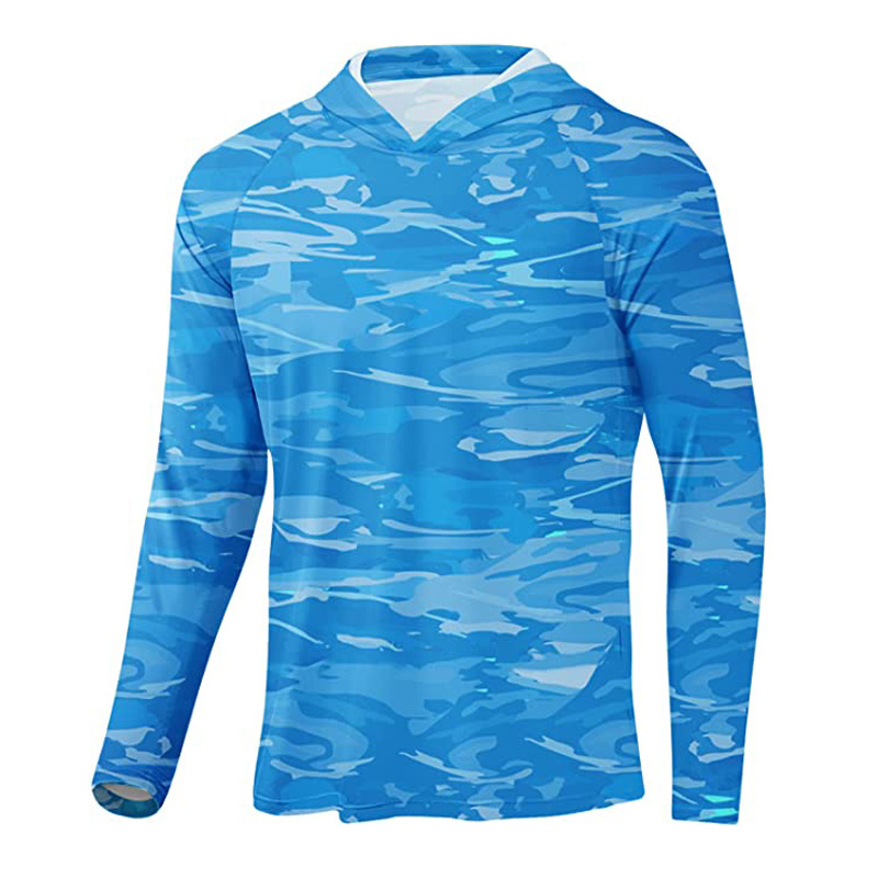 Custom Long Sleeve Uv Protection Fishing Shirt Sublimation Print Fishing Wear Blank Fishing Jersey