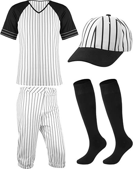 Custom Sublimation Baseball Uniforms Youth Pinstripe Baseball Pants Polyester Sports Mens Baseball Jersey + Cropped Pants Set