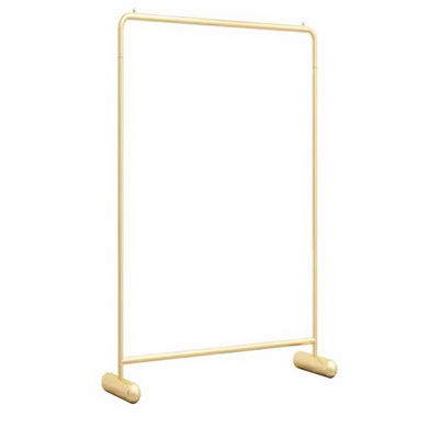 Boutique Clothing Store Gold Display Rack Standing Rail Drying Rack Clothing Store Special Clothes Display Rack