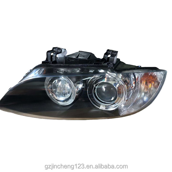 Auto part automotive hernia headlights For bmw 3 series E93 E92 M3 headlight xenon led angel eye