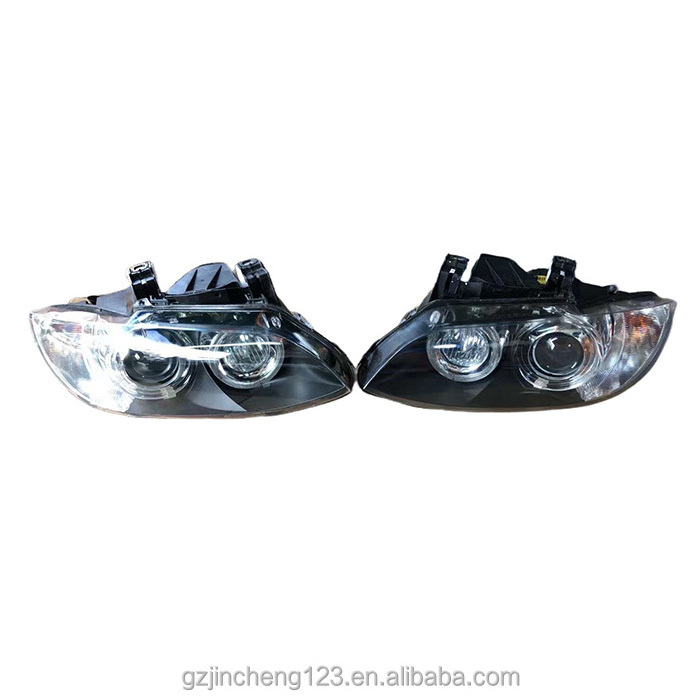 Auto part automotive hernia headlights For bmw 3 series E93 E92 M3 headlight xenon led angel eye