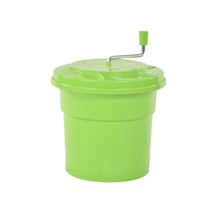 Plastic Commercial High Quality 12L  Food Grade Green Salad Dryer Spinner