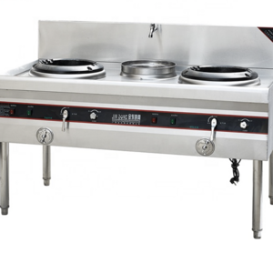 Industrial Vertical Gas Stove Electric Stove 2 Burner With Soup Pot Faucet