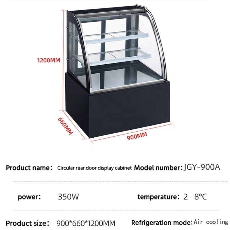 Supermarket Cake Fresh Keeping  Ark Air cooled Vertical Vegetables Refrigerated Food Display Warmer Showcase