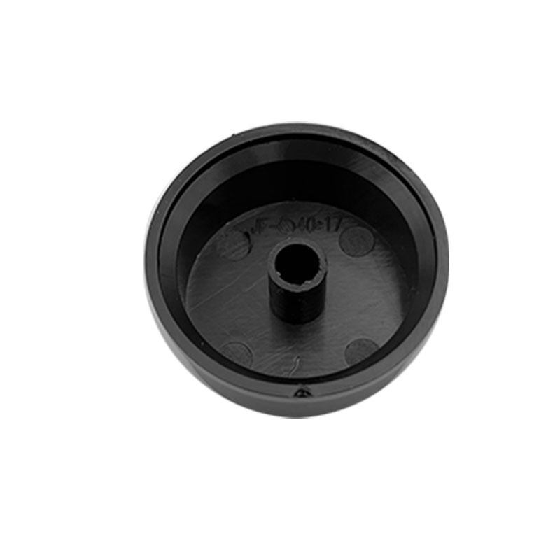 40x16mm Plastic Black Brushed Potentiometer Knob Volume Control Knob