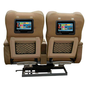 2 and 1 vip bus seat 9 inch luxury coach tv monitor with HD lcd screen