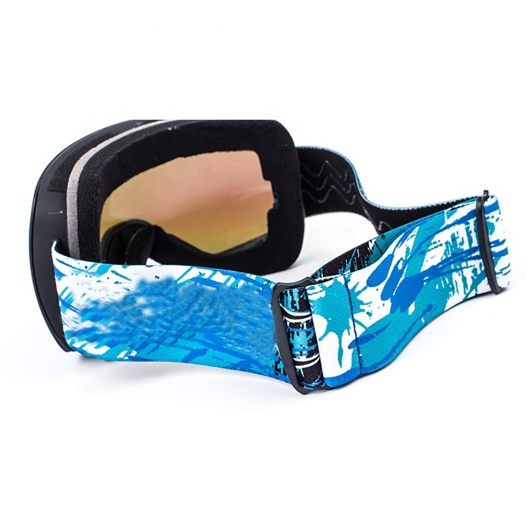 magnetic anti-fog OEM ODM  ski goggles UV400  protection snowboard skiing glasses ski goggles