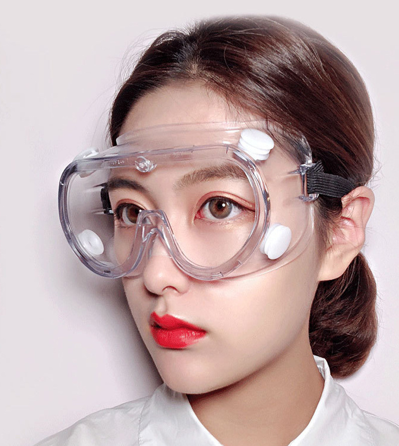 Hot sales anti dust scratch fog transparent industrial eye safety work goggles protective eyewear safety glasses