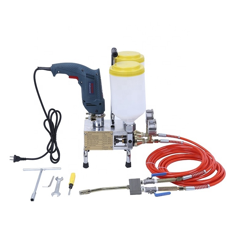 Two Components Polyurethane and Epoxy Resin Injection Pump For Leak Stoppage