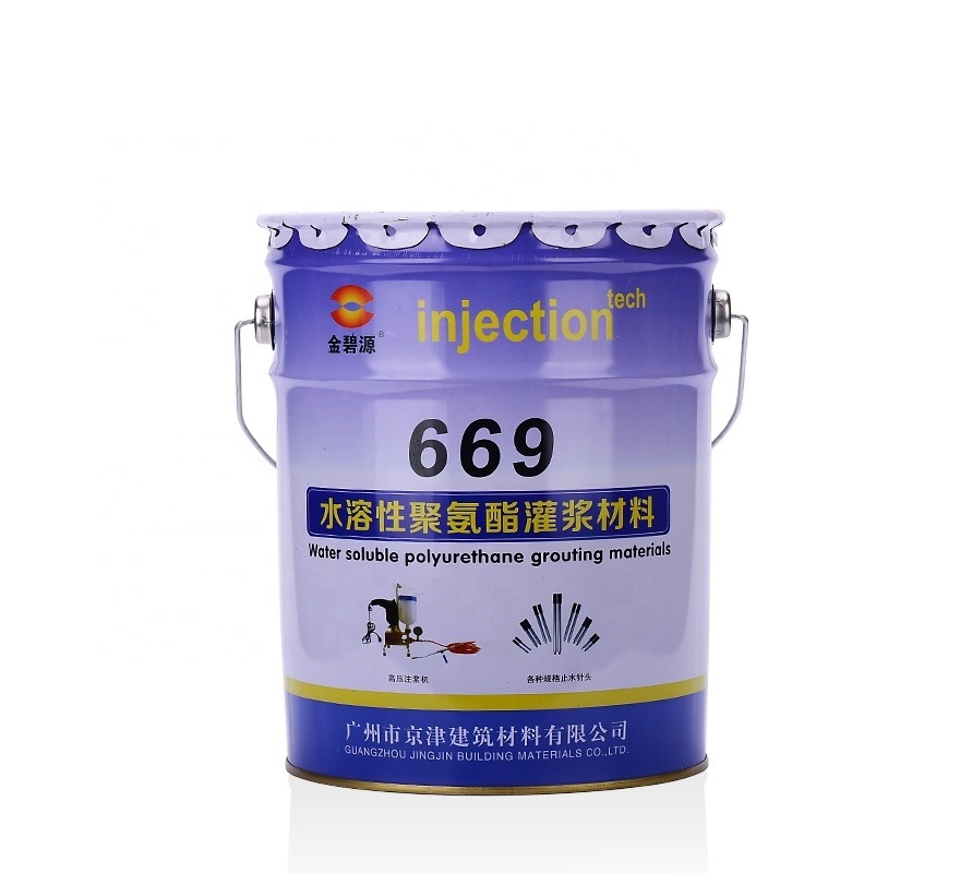 Grouting Hydrophilic Polyurethane Foam Liquid (Water-Solubility) Waterproof Material