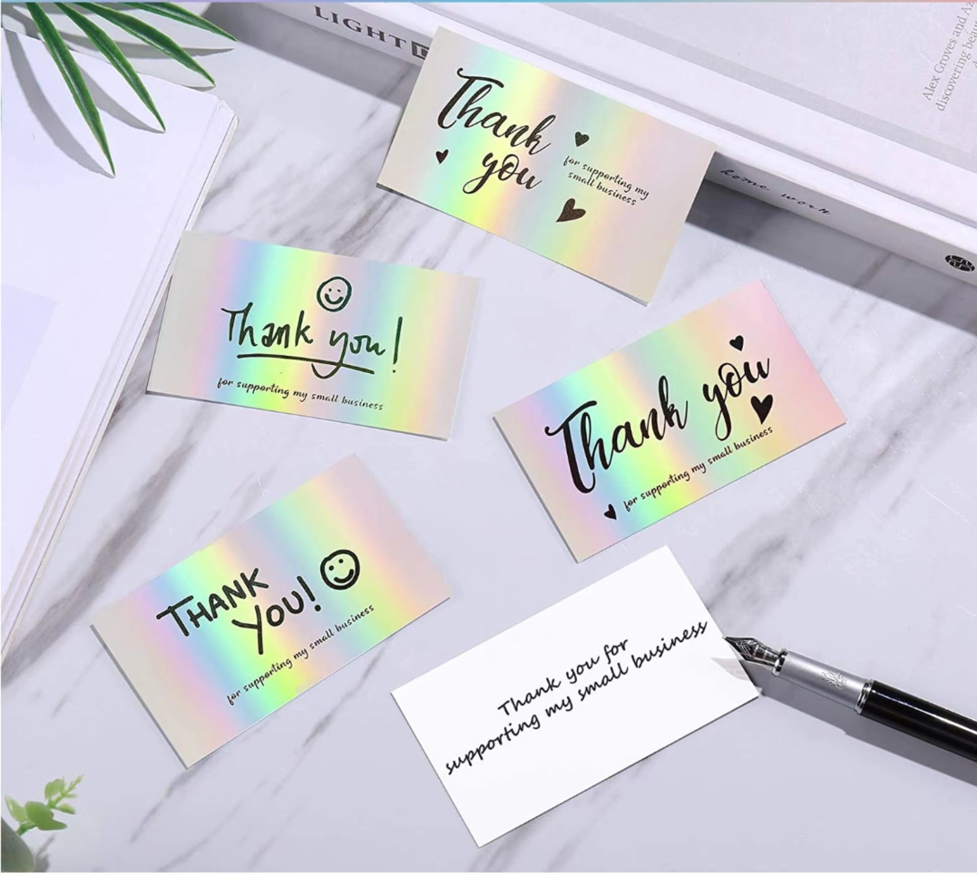 custom logo letterpress wedding jewelry thank you card business cards for small business