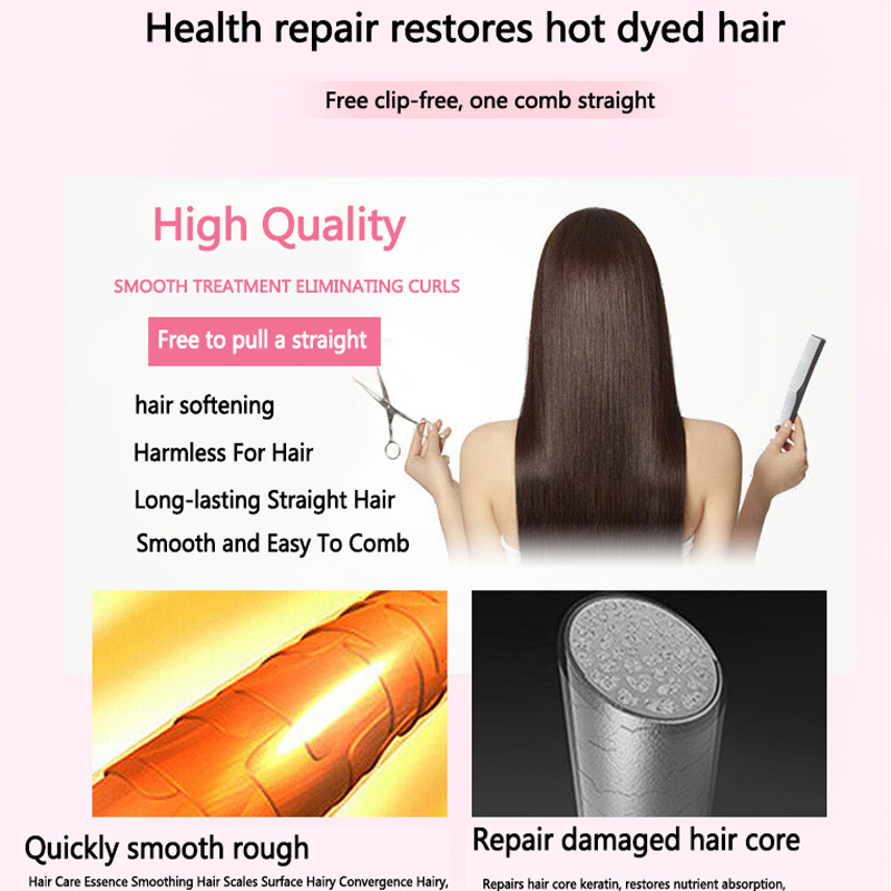 Good quality  korea hair perm lotion 3 in 1 milk hair rebonding 1 step keratin hair straightening cream