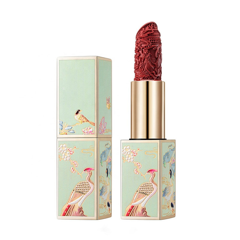 Cosmetics OEM Custom Private Label Lipstick Luxury Glitter Chinese Style Makeup Lipsticks