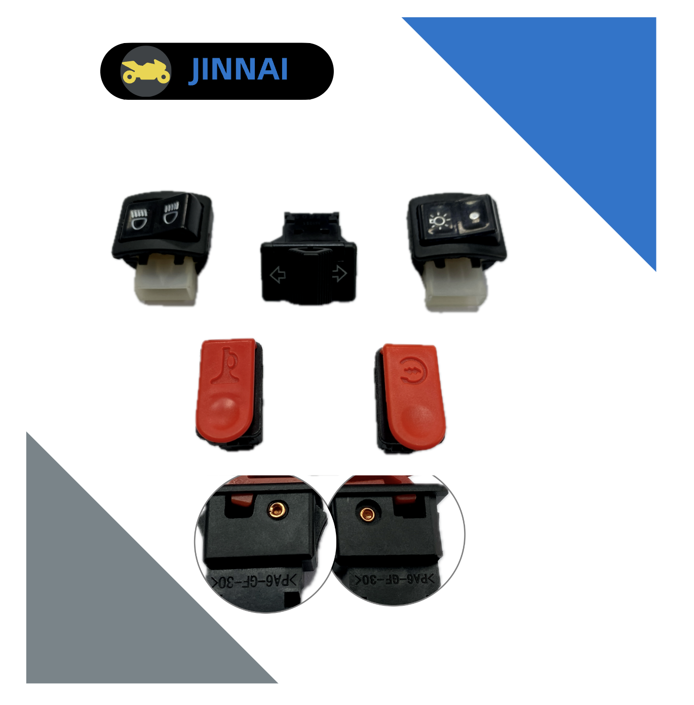 JINNAI motorcycle five switch good switch for honda