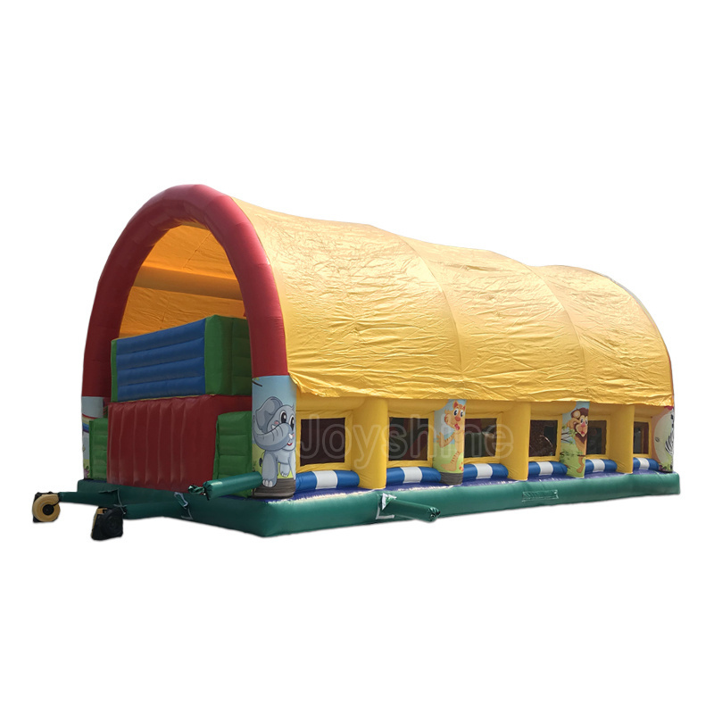 Big Inflatable Bouncy Jumping Castle Tent Sunshade Bounce House Obstacle Castles Bounce Kids Fun Playground