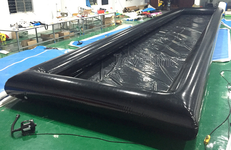 18m x 3.6m Outdoor Big black Pools Black Inflatable Rectangular swimming Pool With Pump