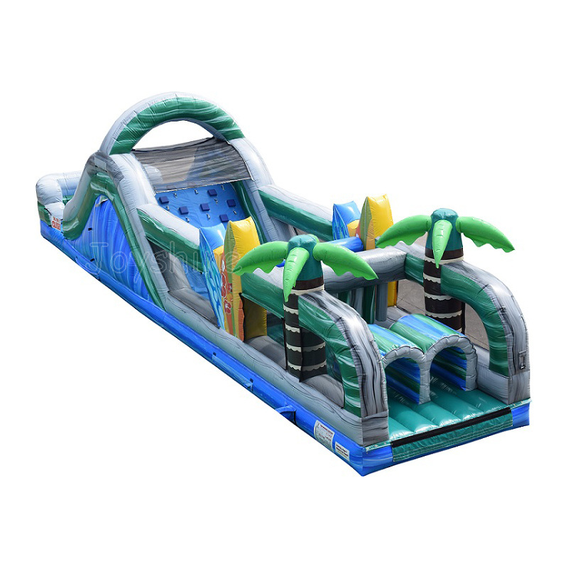 custom design inflatable train obstacle course