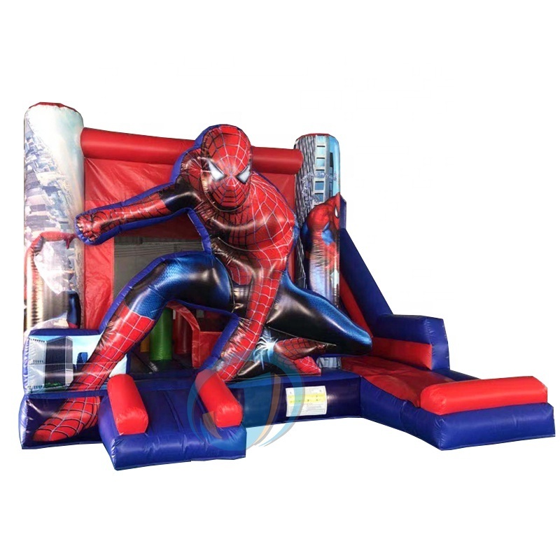 Spider Man Bounce House Inflatable Kids Jumping small custom Spiderman inflatable bouncy castles Jump Inflatable Bounce