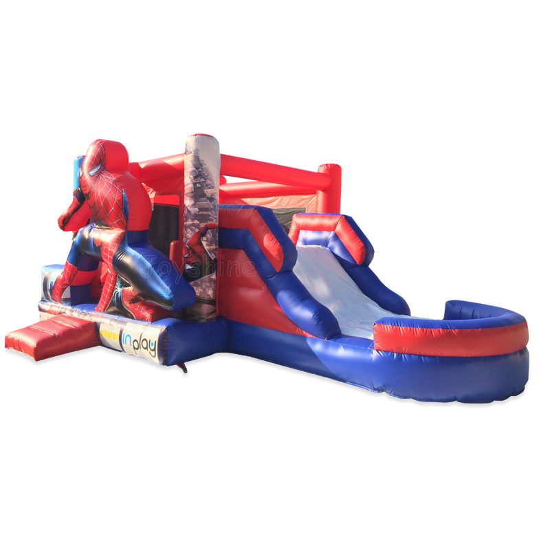 Spider Man Bouncy Castle Playhouse Commercial Grade Kids Bouncer Jumping Bounce House Inflatable