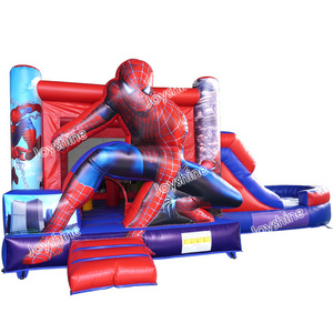 Spider Man Bounce House Inflatable Kids Jumping small custom Spiderman inflatable bouncy castles Jump Inflatable Bounce