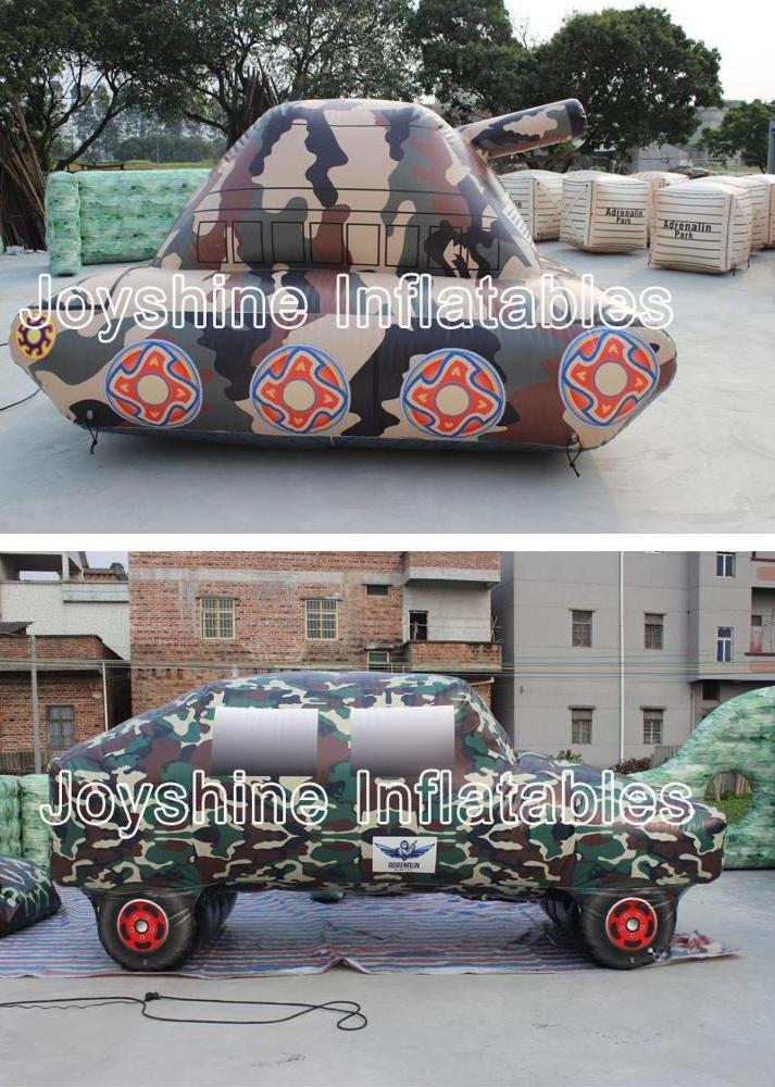 Archery Shooting Target Used Inflatable Air Bunker Set Cheap Tank Car Box Camouflage Brick Wall Inflatable Paintball Bunkers