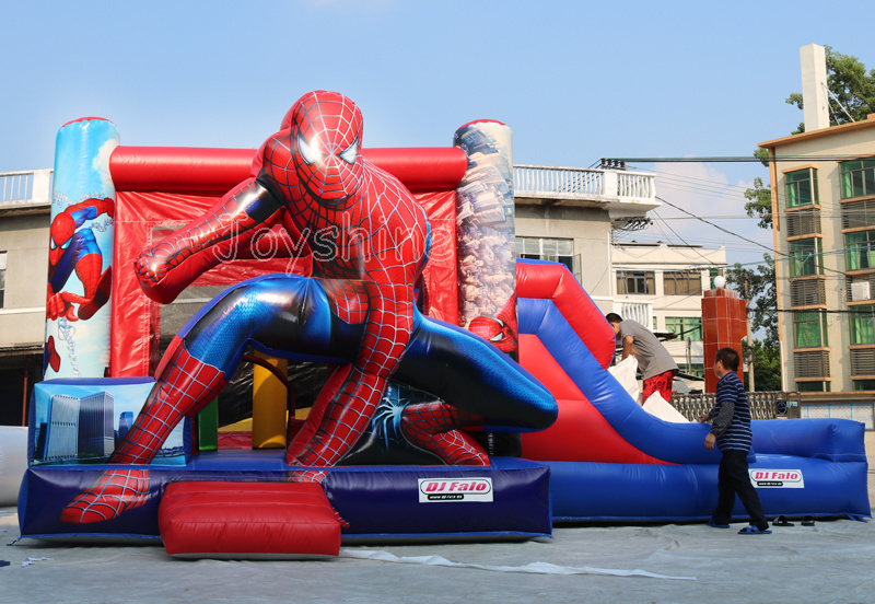 Spider Man Bouncy Castle Playhouse Commercial Grade Kids Bouncer Jumping Bounce House Inflatable