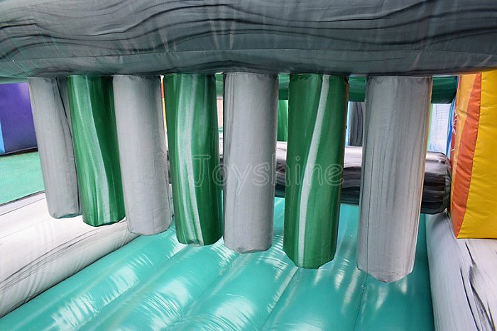 custom design inflatable train obstacle course