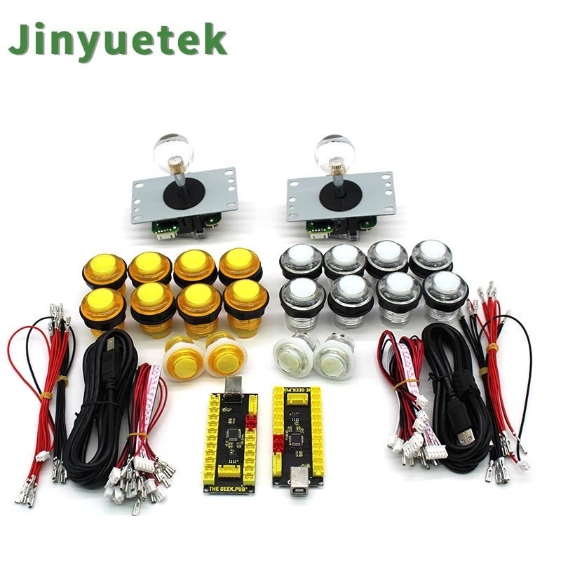 Zero delay USB Encoder LED Arcade Game DIY Kit push button switch for game machine