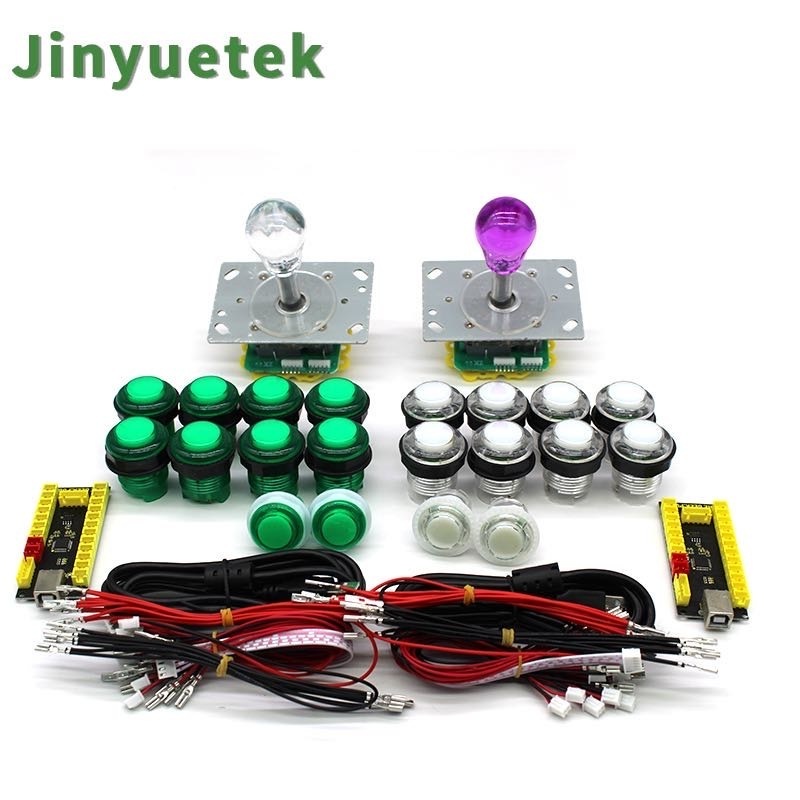 Zero delay USB Encoder LED Arcade Game DIY Kit push button switch for game machine