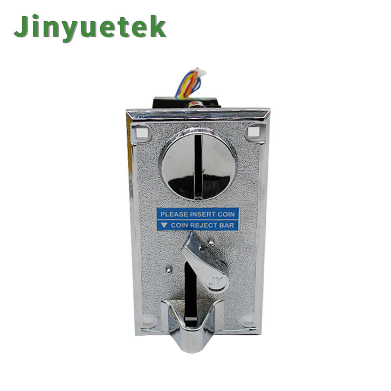 Electronic JY Comparable coin acceptor with alloy front panel for Arcade game machine coin pusher