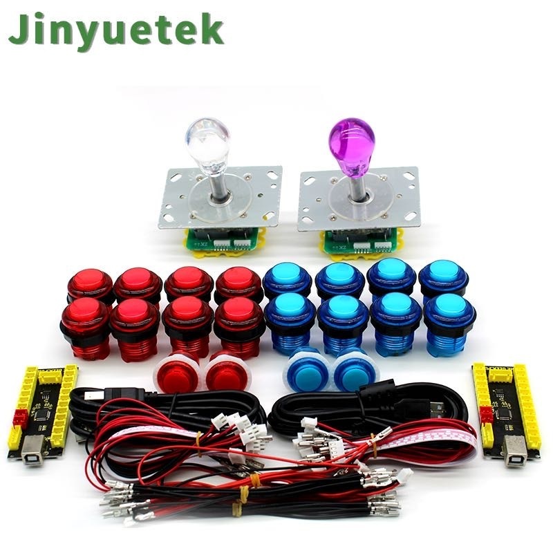 Zero delay USB Encoder LED Arcade Game DIY Kit push button switch for game machine