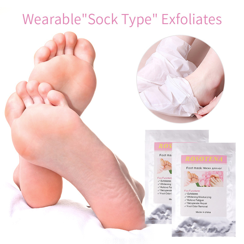 OEM Private Label Natural Herbal Foot Skin Care Moisturizing Exfoliating Peeling Off Foot Mask