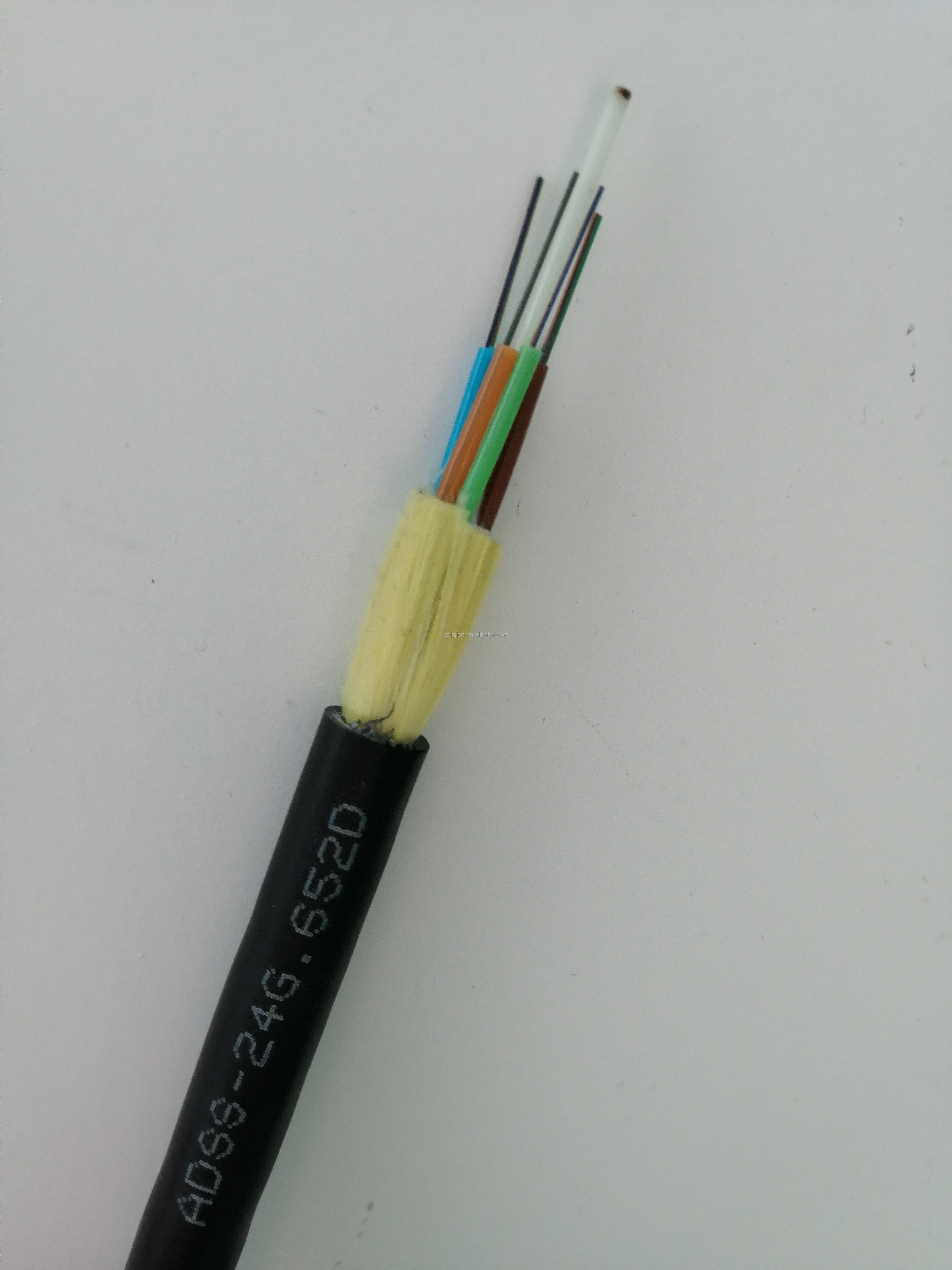 Adss Fiber Optical Cable 4km/drum G652d Manufacturer Supplier ADSS 24 Core Single Mode Optic Cable