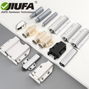 JIUFA Magnetic Push Latches for Cabinet Push to Open Door Latch Heavy Duty Push Release Catches Kitchen Drawer Pop Out Latch