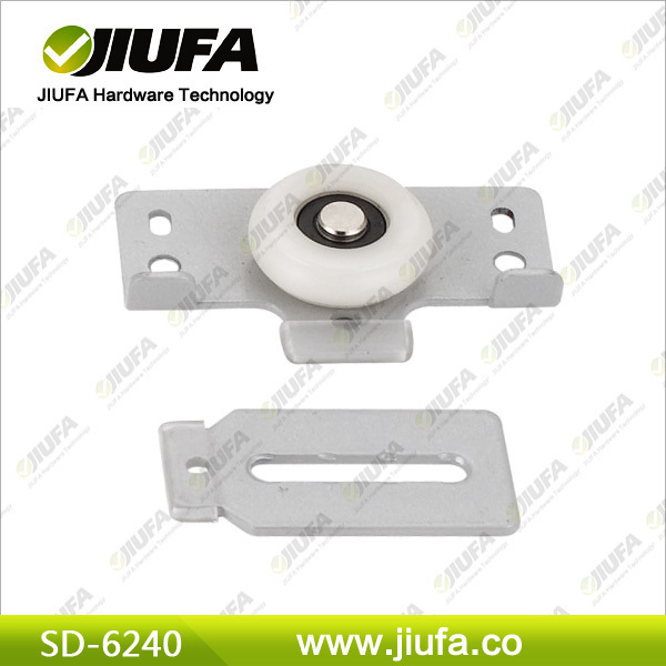 White sliding door Nylon wheels for furniture wardrobe/sliding door top roller (SD-6240)