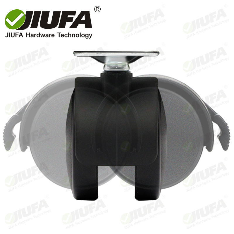 JIUFA Furniture Caster Wheel For Bedside Tables Metal Panel Castor