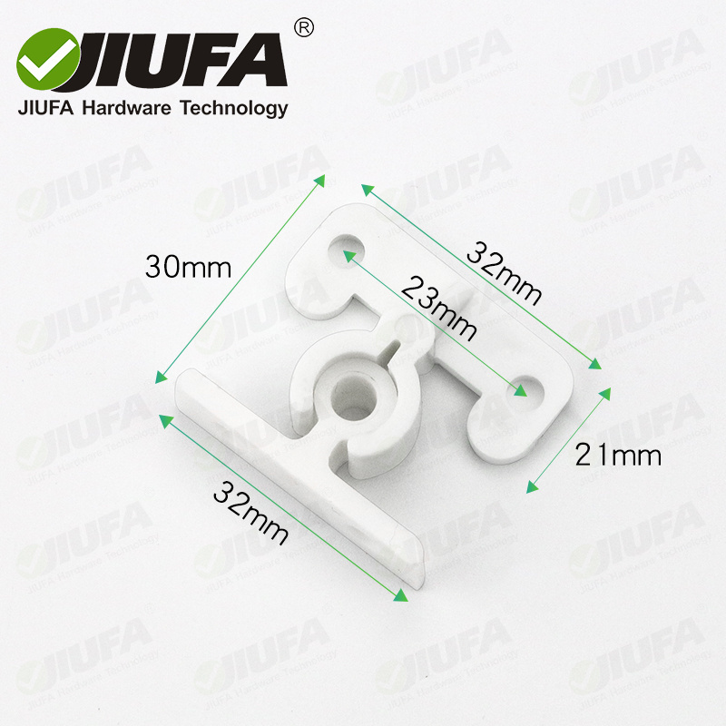 JIUFA Furniture Hardware Plastic Roller Door Catch Cabinet Door Closer Latch Catch