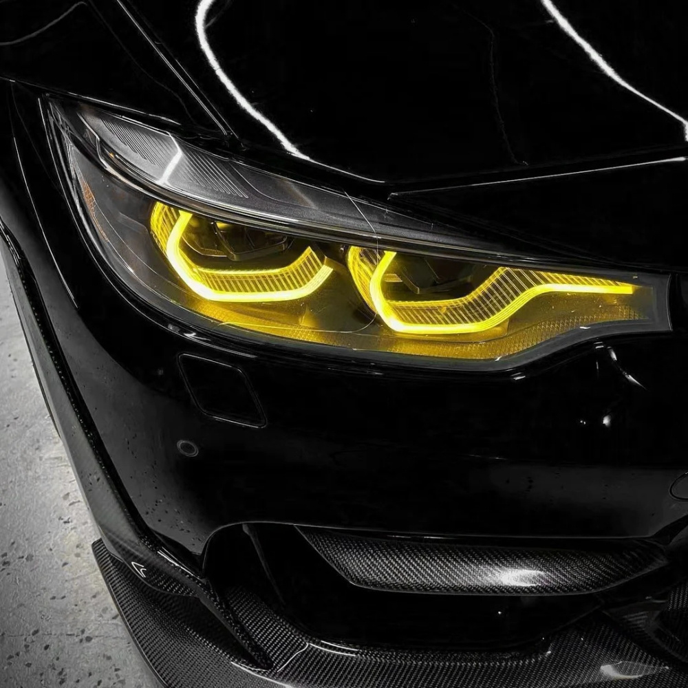 M3 M4 Yellow Angel Eyes DRL multicolor LED lights for bmw  csl F80 F82 LCI GTS DRL Module