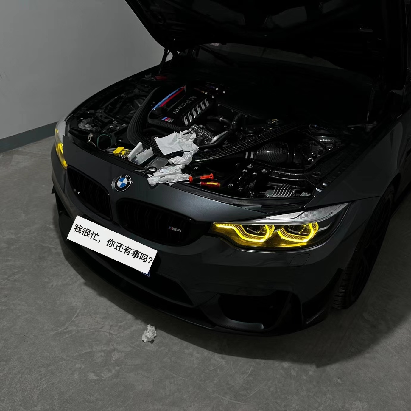 M3 M4 Yellow Angel Eyes DRL multicolor LED lights for bmw  csl F80 F82 LCI GTS DRL Module