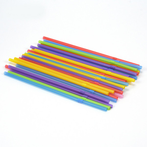 Wholesale Price Manufacture Custom U Shape Disposable Colorful Drink Plastic Straw