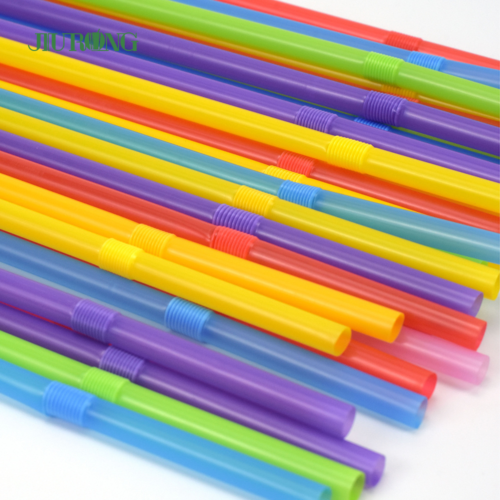 Wholesale Price Manufacture Custom U Shape Disposable Colorful Drink Plastic Straw